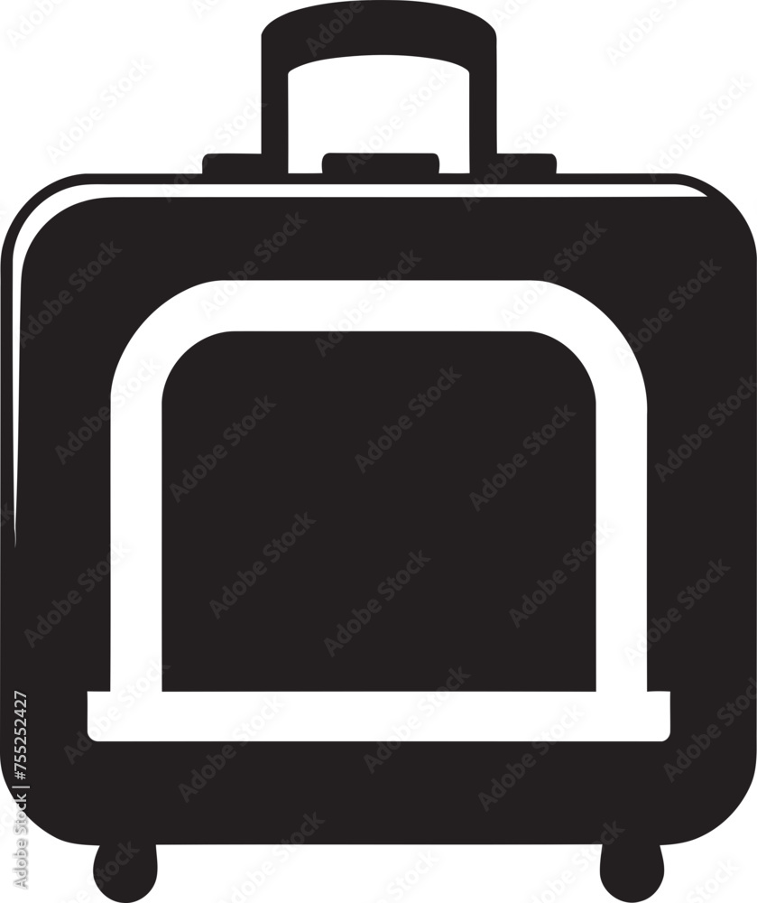 Wanderlust Luggage Suitcase Icon in Vector Journey Jargon Vector Suitcase Emblem Wanderlust Luggage Suitcase Icon in Vector Journey Jargon Vector Suitcase Emblem
