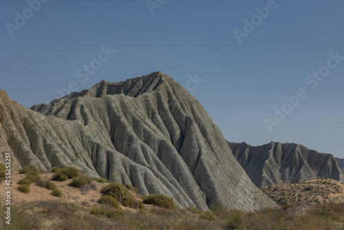Eroded Desert Mountain Folds