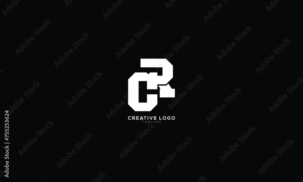 CR Abstract initial monogram letter alphabet logo design CR Abstract initial monogram letter alphabet logo design