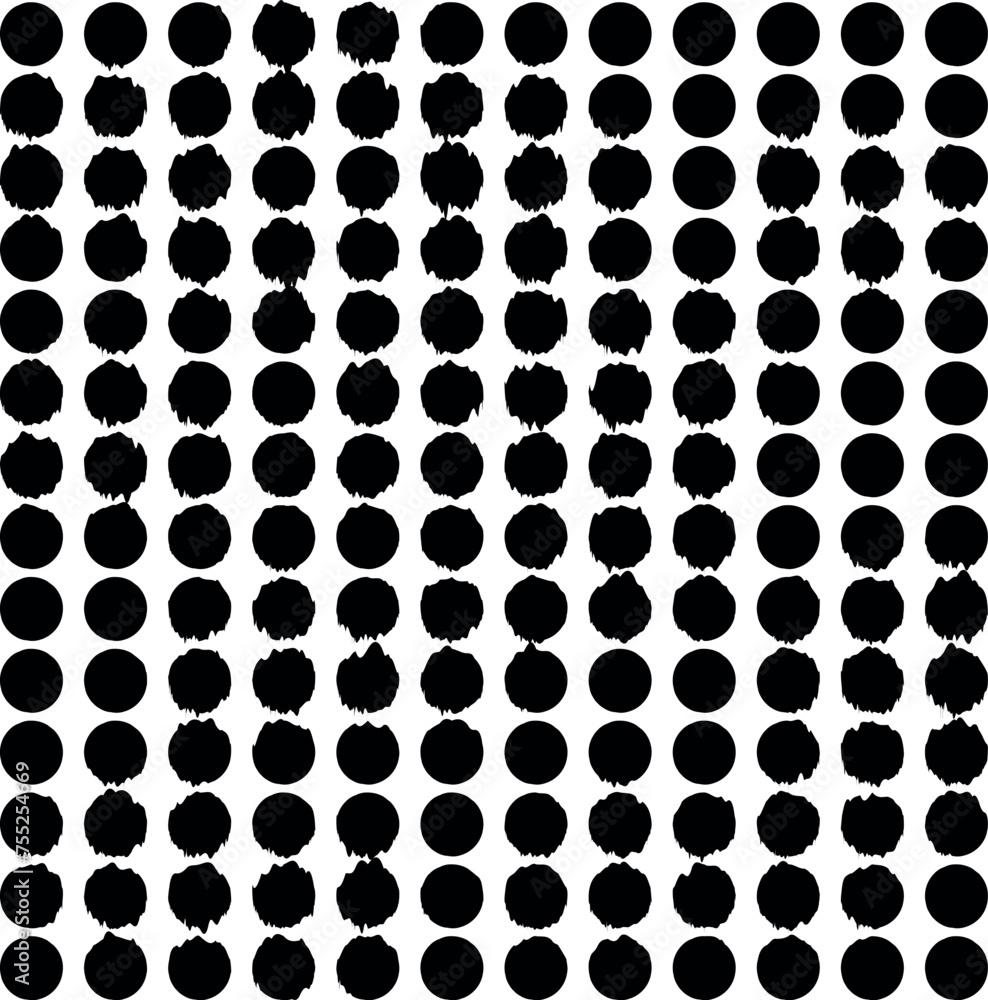 Texture or screentone with large distorted circles Texture or screentone with large distorted circles