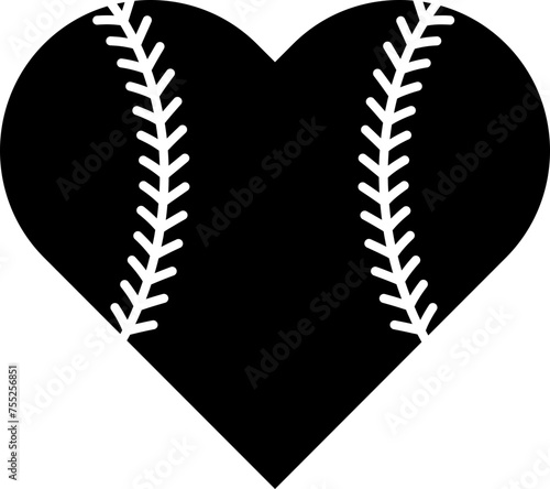 Heart baseball