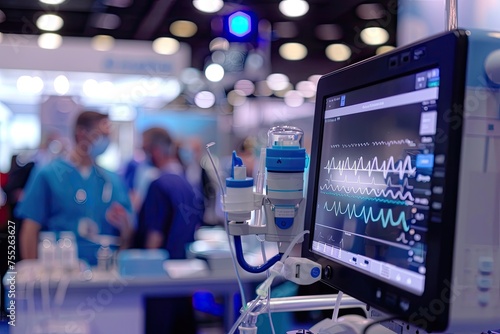 An innovative medical device showcased at a healthcare technology conference photo