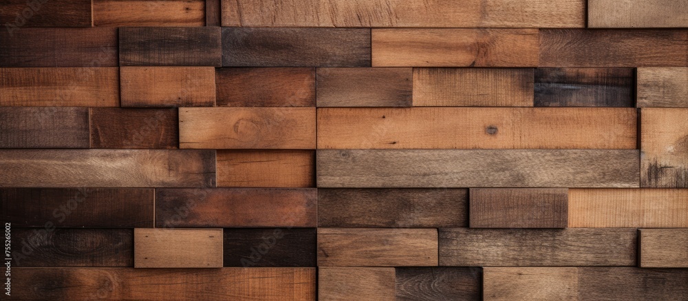 A detailed view of a wall constructed from overlapping wooden planks. The texture and grain of the wood is prominently displayed, creating a rugged and rustic appearance. A detailed view of a wall constructed from overlapping wooden planks. The texture and grain of the wood is prominently displayed, creating a rugged and rustic appearance.