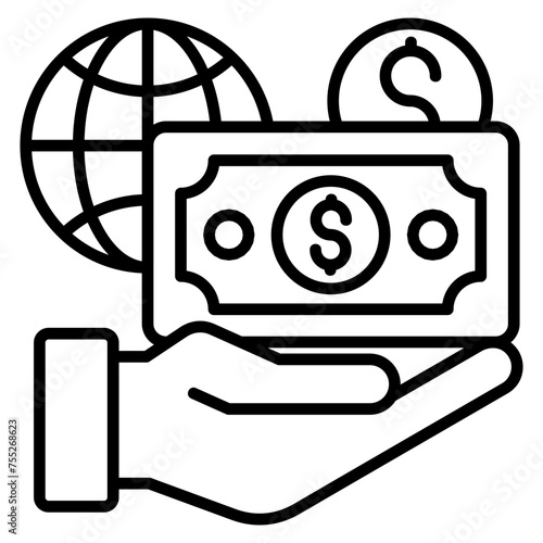 Payroll Icon Element For Design