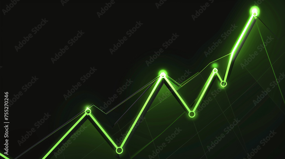 Business economic data graph chart bar growth success 3D illustration background Business economic data graph chart bar growth success 3D illustration background