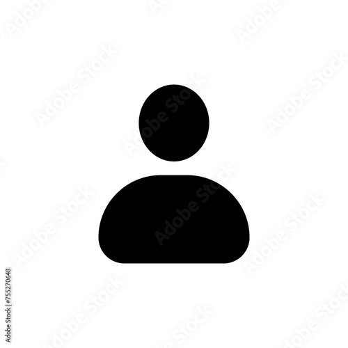 user icon, login account sign, male person profile avatar symbol in circle	. app web vector icon