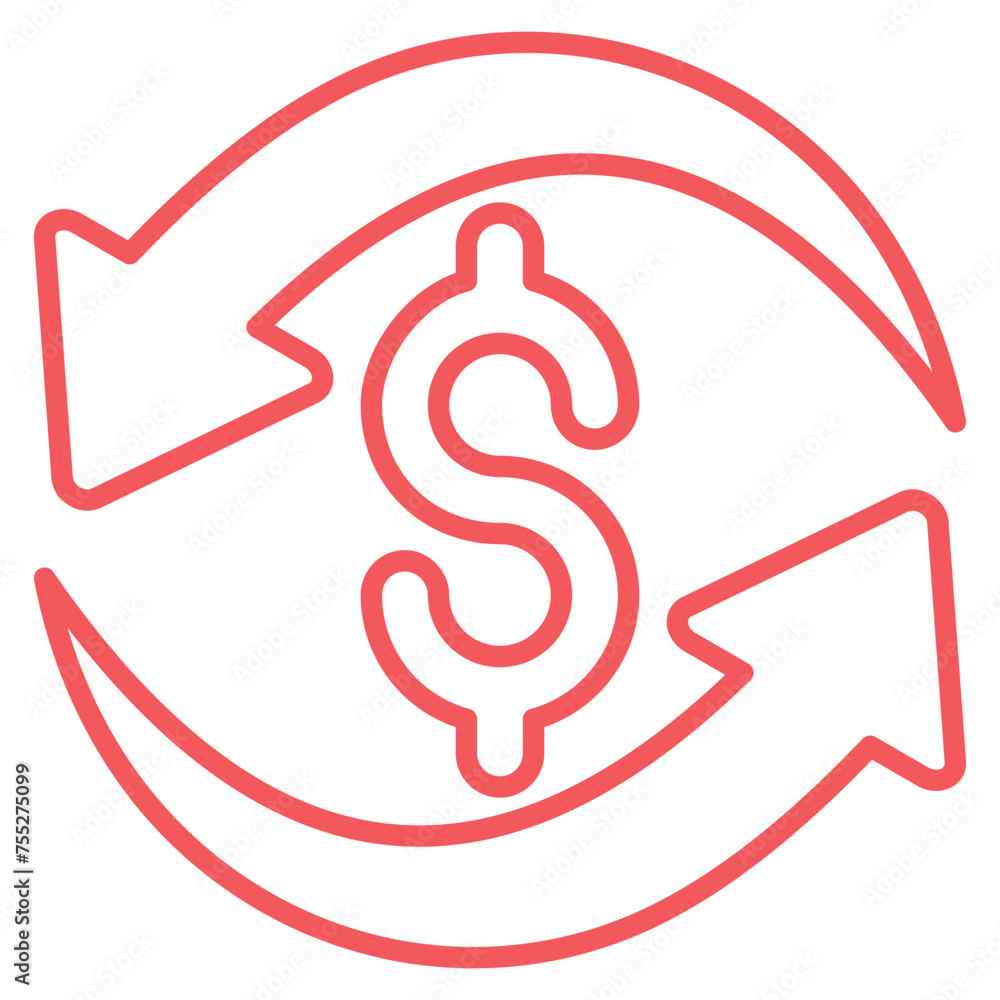 Money Exchange Icon Element For Design Money Exchange Icon Element For Design