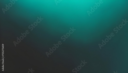 color gradient turquoise and black, grainy background, dark abstract wallpaper