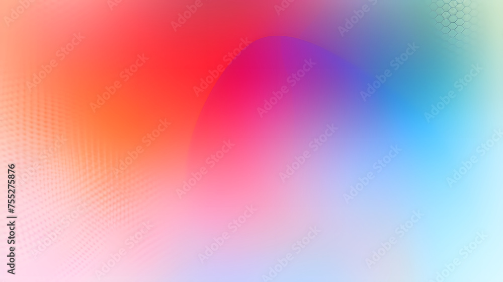 Fototapeta premium Digital technology colorful gradient abstract geometric figure poster web page background