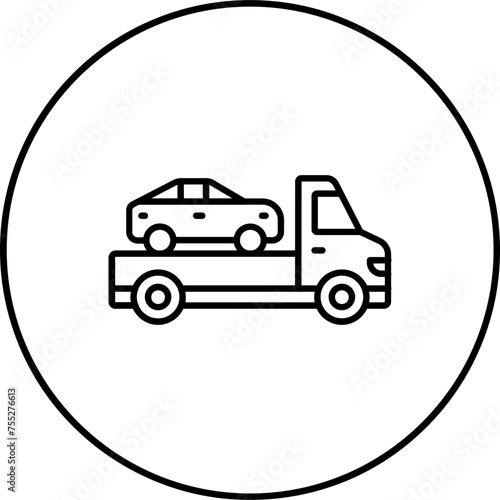 Car Towing Icon