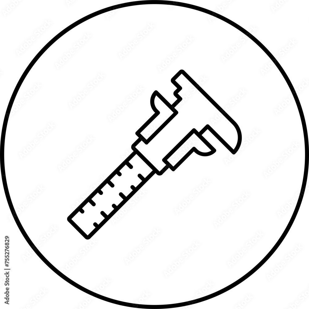 Vernier Caliper Icon Vernier Caliper Icon