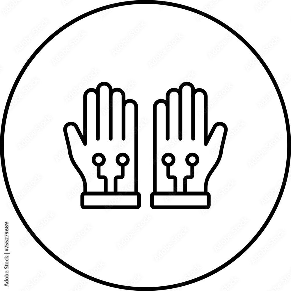 Obraz premium Gloves Icon