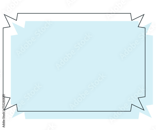シンプルな吹き出し_アナウンス