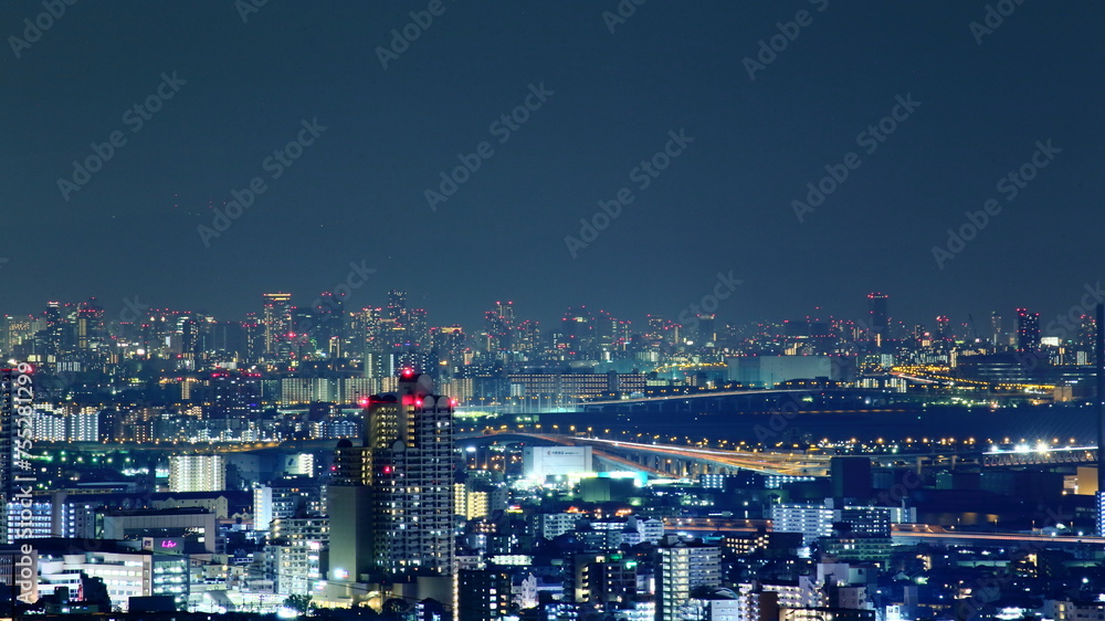 景観・旅行　大阪,夜景