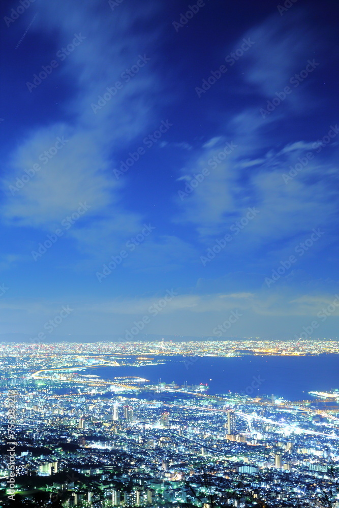 日本の風景・観光・旅行　神戸,夜景