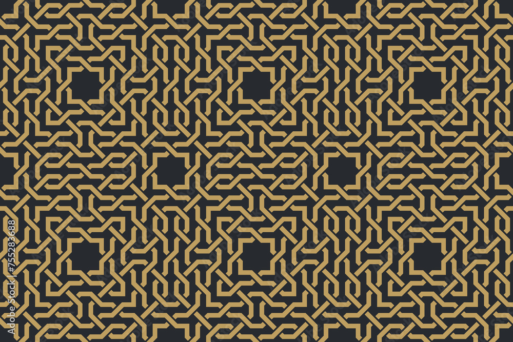 Seamless geometric pattern in authentic arabian style. Seamless geometric pattern in authentic arabian style.
