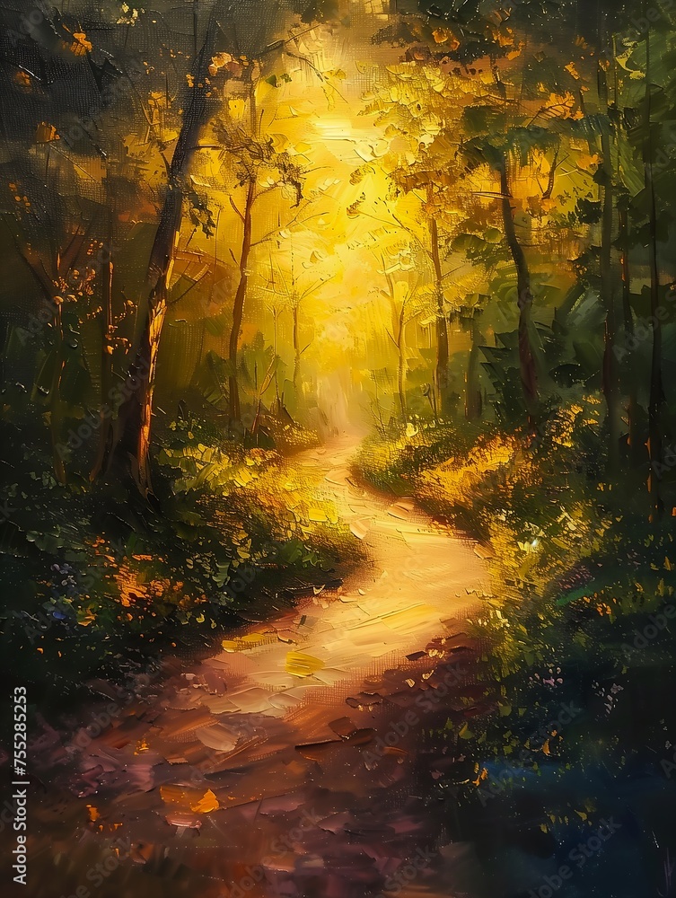 path forest sunbeam artistic streaming sun driveway ambient