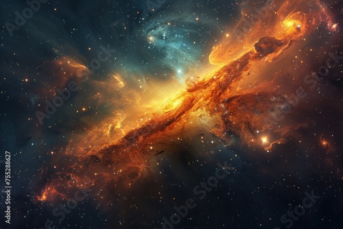  Hypnotic Spiral Galaxy Background with Celestial Luminance