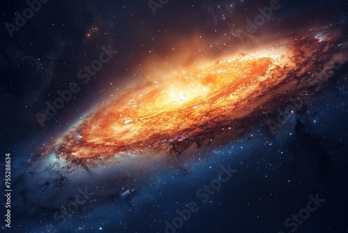  Hypnotic Spiral Galaxy Background with Celestial Luminance