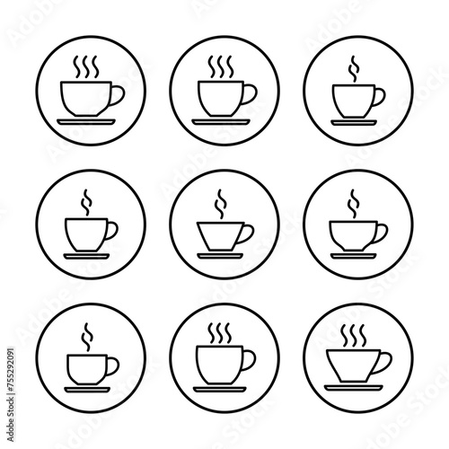 coffee cup icon vector illustration. cup a coffee sign and symbol © OLIVEIA