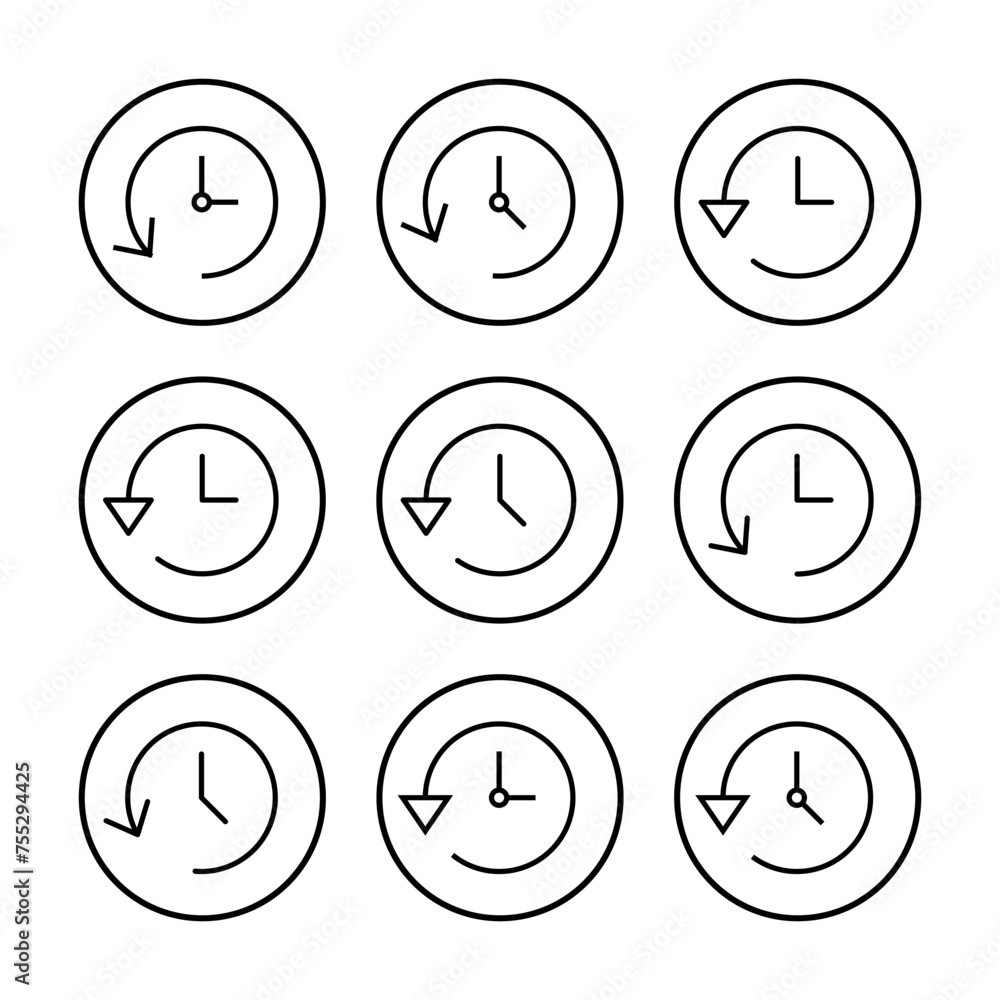 History icon vector illustration. recent event history sign and symbol History icon vector illustration. recent event history sign and symbol