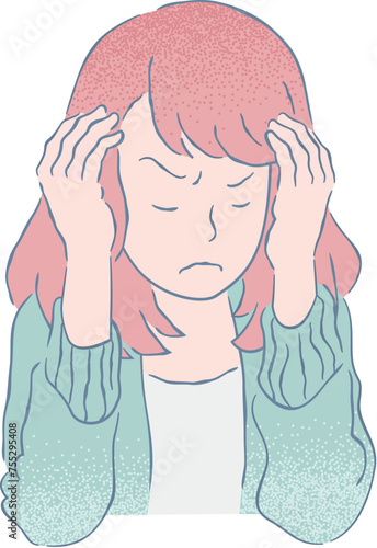 hand drawn woman