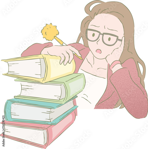 hand drawn woman