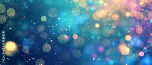 Colorful Bokeh Lights Background