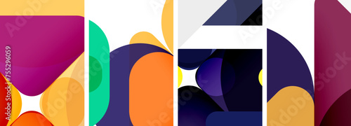 Geometric elements abstract backgrounds for wallpaper, business card, cover, poster, banner, brochure, header, website