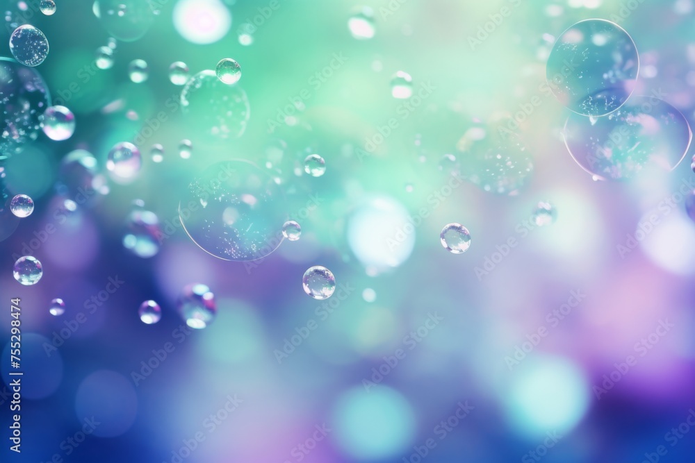 Sparkling Bubbles On Gradient Backdrop Sparkling Bubbles On Gradient Backdrop