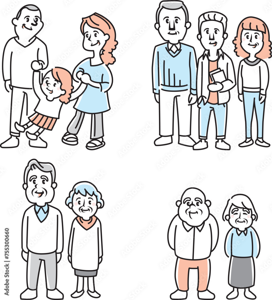 family illustration family illustration