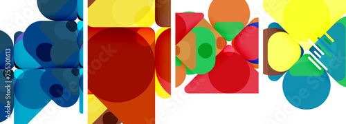 Geometric elements abstract backgrounds for wallpaper, business card, cover, poster, banner, brochure, header, website