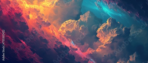 Vivid Sky Fantasy Cloudscape