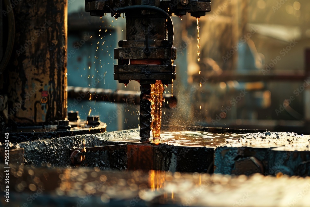 photograph of drilling oil telephoto lens daylight --ar 3:2 Job ID: 7a96cb4e-0d30-444a-9fe5-a16a40415a64 photograph of drilling oil telephoto lens daylight --ar 3:2 Job ID: 7a96cb4e-0d30-444a-9fe5-a16a40415a64