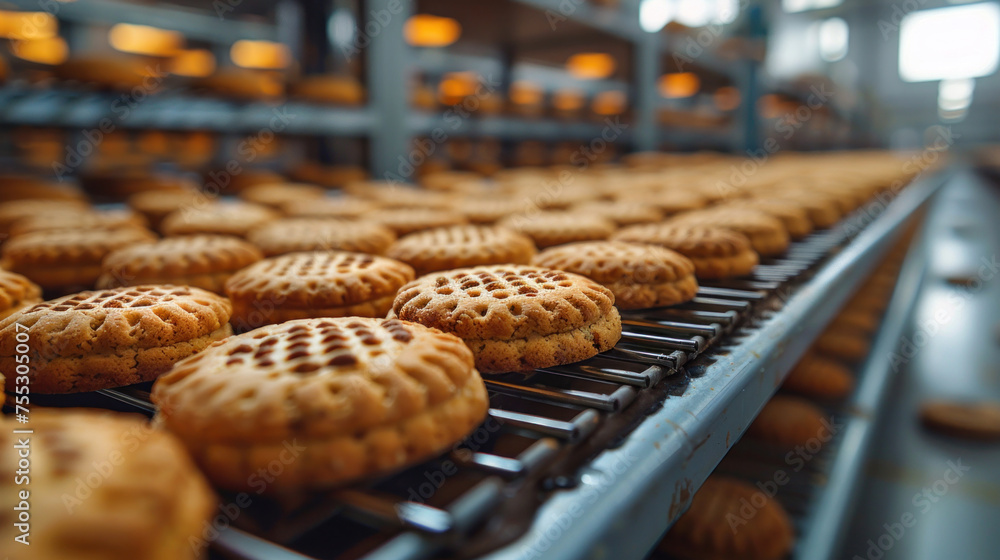 Cookie factory, Fabrication of Cookie production, food industry