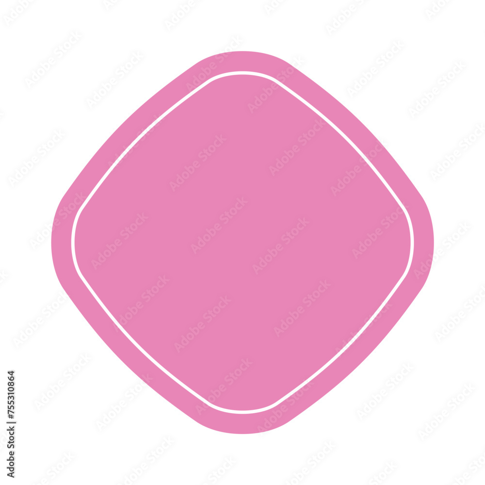 Cute scallop border frame element Cute scallop border frame element