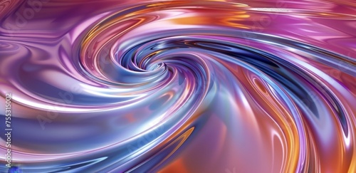 Swirling Colorful Abstract Background