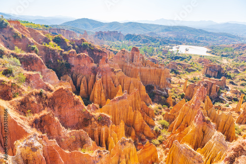 Landscape of Chuxiong Yuanmou Tulin in Yunnan, China