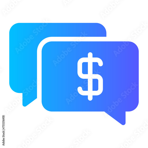 chat gradient icon