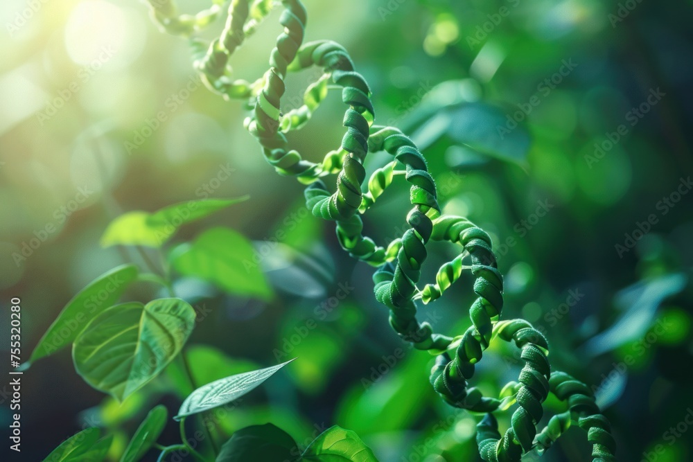 Sustainable Genetics: The Crucial Role of Green DNA in Environmental Balance. Plant's DNA helix as an essential part of the sustainability puzzle Sustainable Genetics: The Crucial Role of Green DNA in Environmental Balance. Plant's DNA helix as an essential part of the sustainability puzzle
