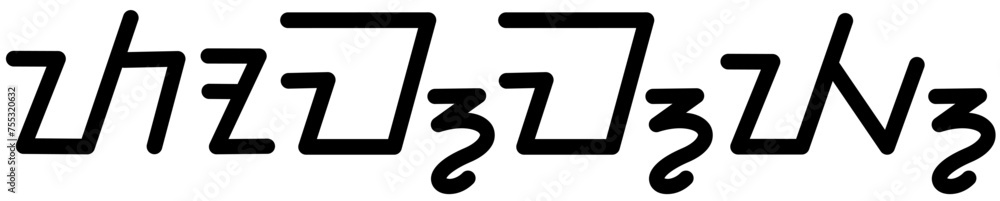 Illustration vector graphic of the name Tommy, sundanese script, unique font. Great for printing on your personal items Illustration vector graphic of the name Tommy, sundanese script, unique font. Great for printing on your personal items