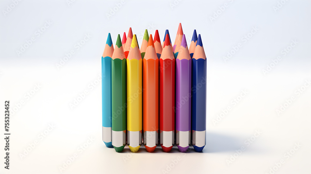 Markers 3d rendering Markers 3d rendering