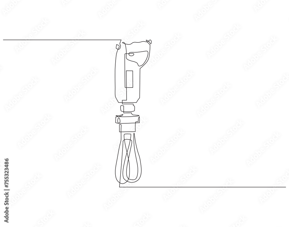 Continuous Line Drawing Of Mixer Machine. One Line Of Kitchen Utensil Mixer. Mixer For Mix Continuous Line Art. Editable Outline. Continuous Line Drawing Of Mixer Machine. One Line Of Kitchen Utensil Mixer. Mixer For Mix Continuous Line Art. Editable Outline.