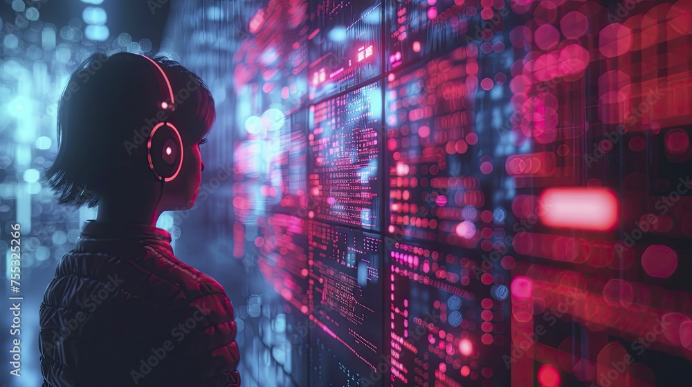 A conceptual scene depicting AI-generated content being filtered for ethical compliance before public release, with a neon tone and digital graphic technology style. A conceptual scene depicting AI-generated content being filtered for ethical compliance before public release, with a neon tone and digital graphic technology style.