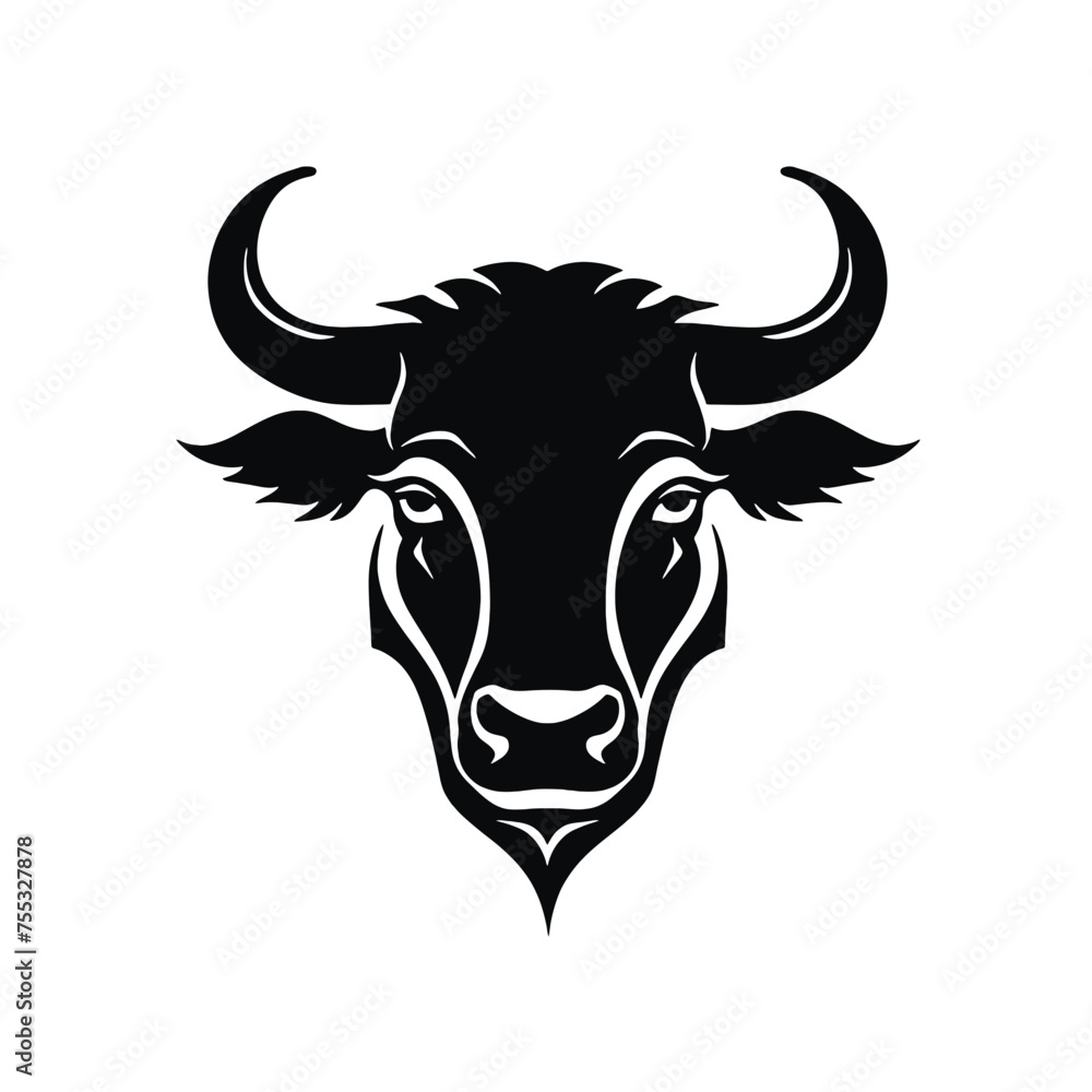 Bulldog Logo Monochrome Design Style Bulldog Logo Monochrome Design Style