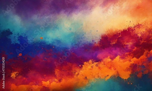 Abstract gradient watercolor gradient paint grunge texture background. © Dompet Masa Depan