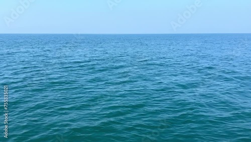 Wallpaper Mural Aerial drone view of ripple waves in ocean Goa India 4K Torontodigital.ca