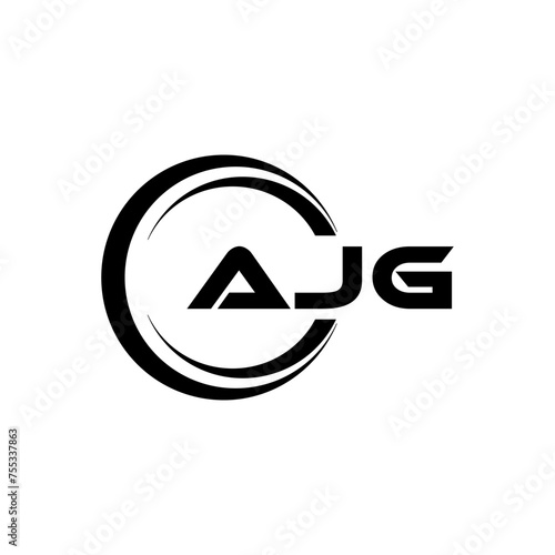 AJG Letter Logo Design, Inspiration for a Unique Identity. Modern Elegance and Creative Design. Watermark Your Success with the Striking this Logo.