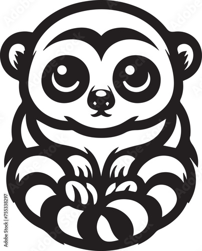 Adorable Red Panda Vector Design