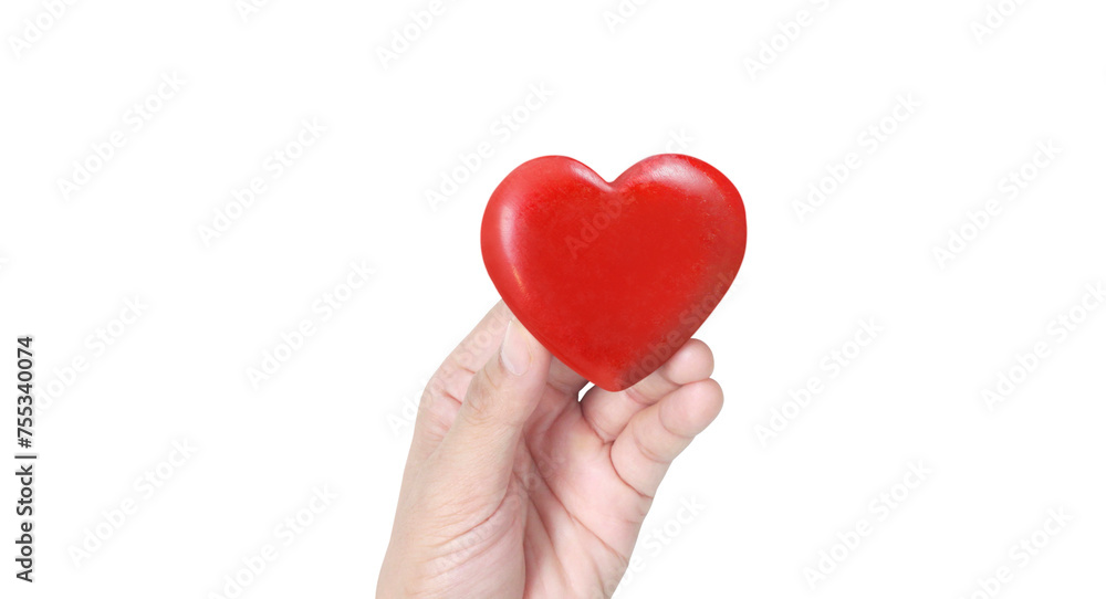 Hands holding red heart. heart health donation Hands holding red heart. heart health donation
